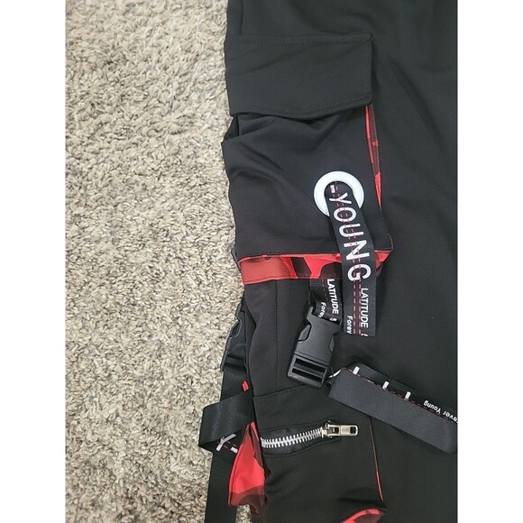 Forever Young FY-YOUNG Hip Hop Harlem Joggers Streetwear Cargo size SMALL GUC - Picture 13 of 15